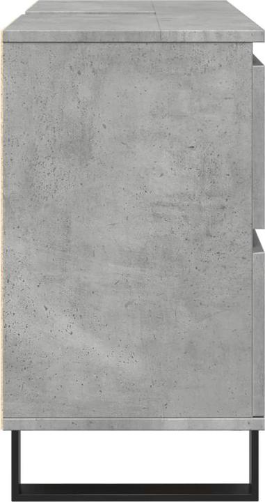 Produktbild VidaXL Waschbeckenunterschrank Unterschrank Badschrank Betongrau Holzwerkstoff (80 x 33 x 60 cm)