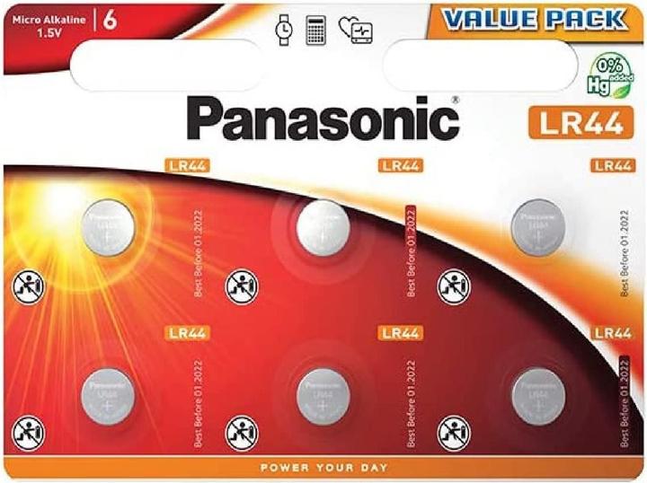 Produktbild Panasonic Micro Alkali LR44 (6 Stk., LR44)