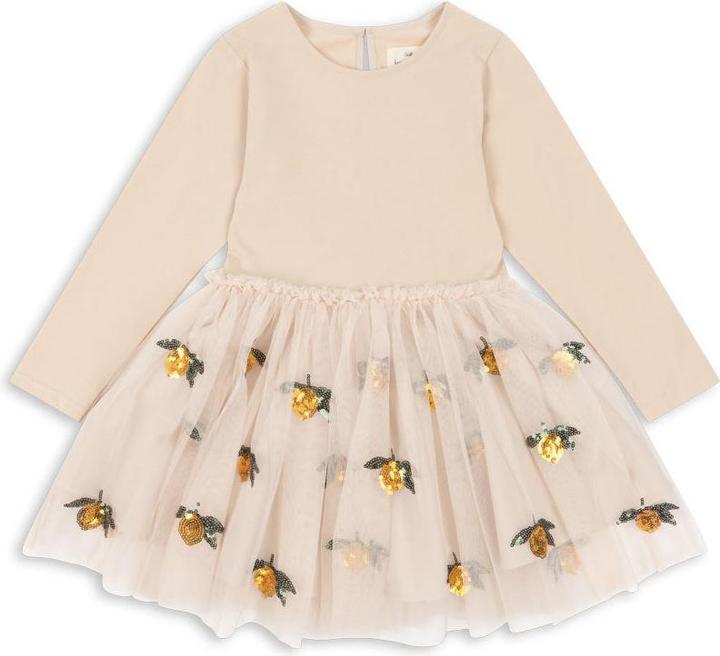 Konges Slojd Yvonne Ballerina Kleid Lemon Sequin
