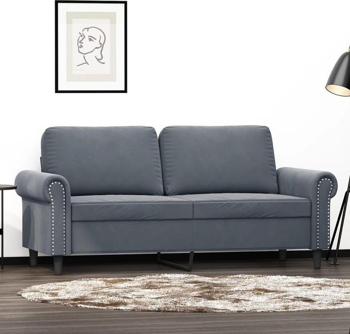 Immagine prodotto VidaXL Divano a 2 posti 140 cm in velluto (2 posti)