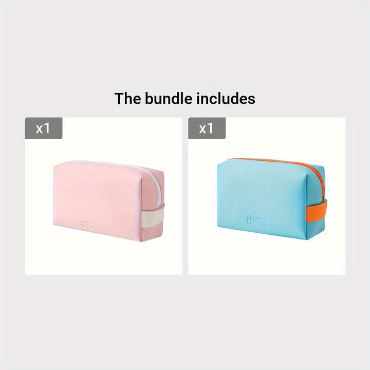 Actual product image Only-Bags.Store "Love" pattern cosmetic bag, waterproof simple make-up organiser bag, portable