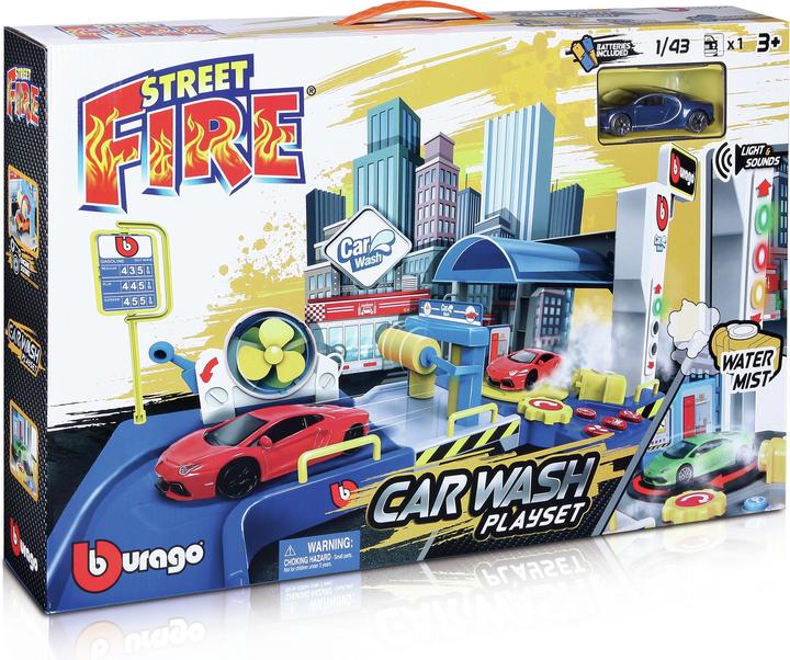 Actual product image Bburago Car wash including 1x model car