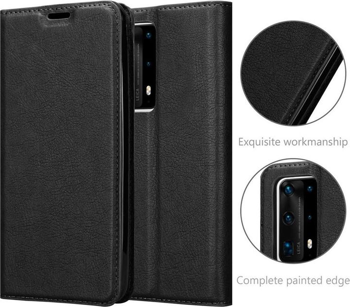 Actual product image Cadorabo Book Invisible Magnet Cover (Huawei P40 Pro+)