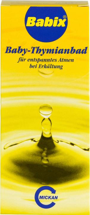 Actual product image Mickan Babix Baby Thyme Bath for Relaxed Breathing, 125 ml solution (125 ml)