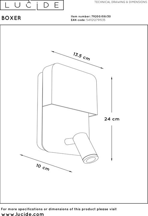 Produktbild Lucide Boxer (140 lm)