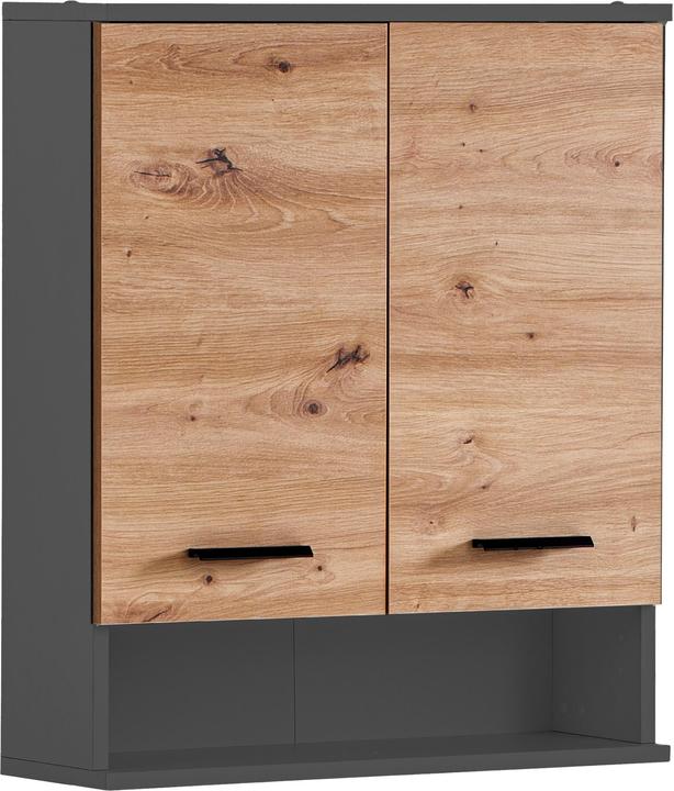 Charcoal, artisan oak decor