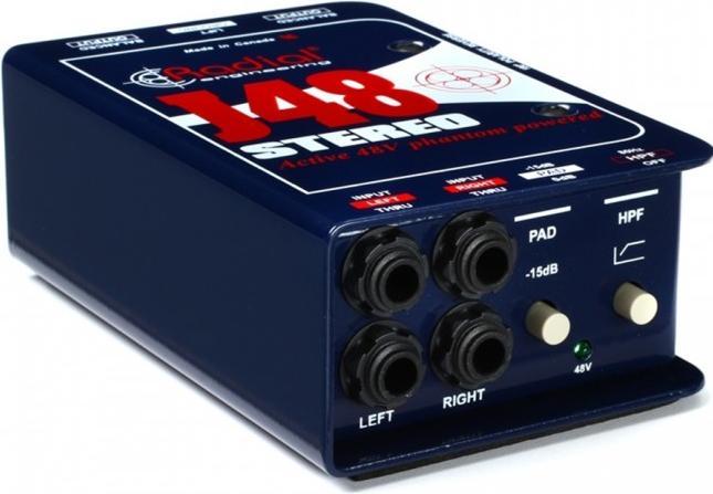 Radial J48 Stereo actieve DI-box
