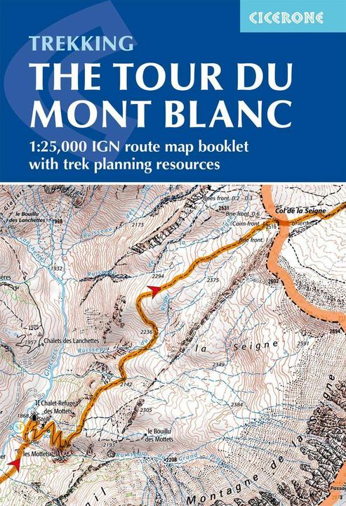 Immagine prodotto Libretto delle mappe del Tour du Mont Blanc