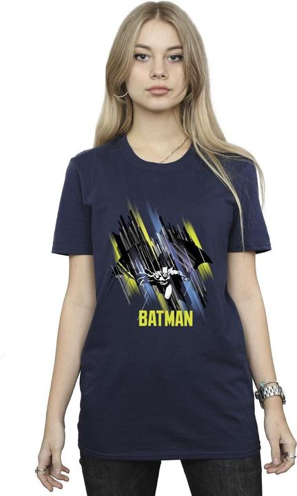 Immagine prodotto Maglietta Boyfriend in cotone da donna/ragazzo Batman Flying Batman (5XL)