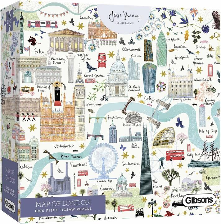 Immagine prodotto Gibsons Puzzle Mappa di Londra 1000 pezzi (1000 pezzi)