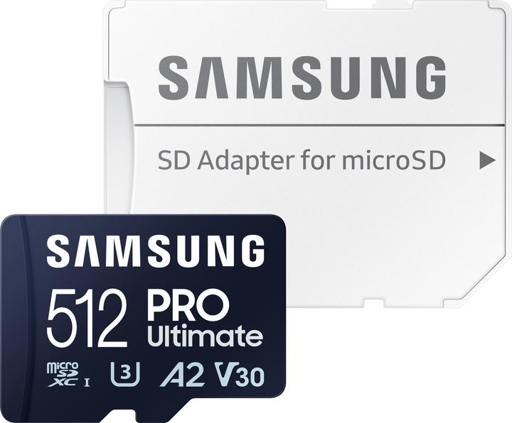 Image du produit Samsung PRO Ultimate (512 Go, microSDXC, U3, UHS-I)