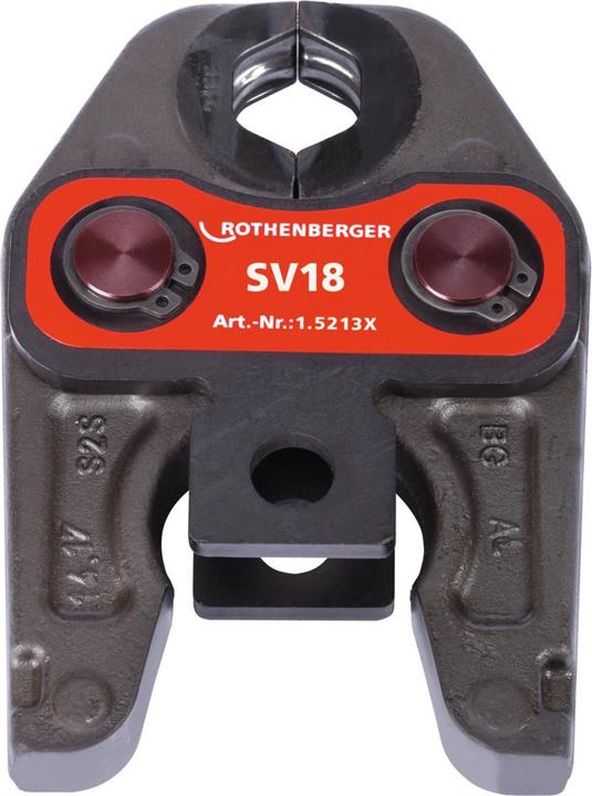 Actual product image Rothenberger Pressing jaw pressing pliers standard SV18 ( 015213X ) for ROMAX 4000 / Akku Press ACC etc (101 mm)