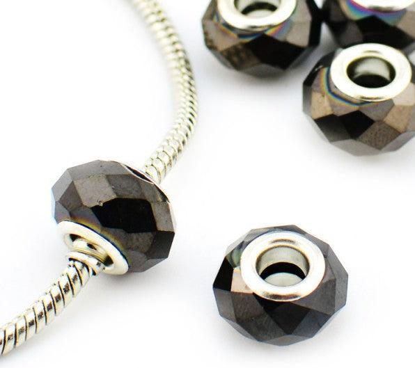 Produktbild Hermex Bead versilbert 925 - Silbrig Schwarz (Acrylglas, Silber 925)