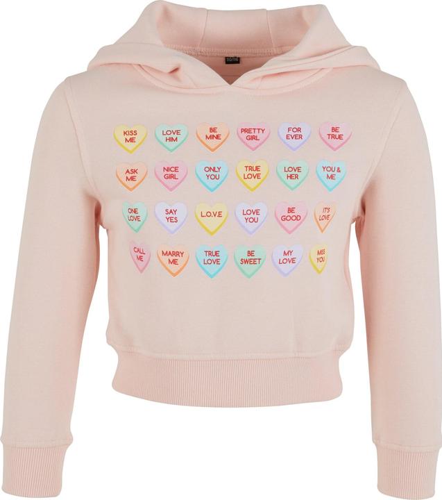 Produktbild Mister Tee Kids Sweet Heart Candy Cropped Hoody - 15607 (134)
