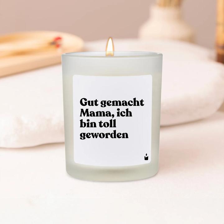 Produktbild Chatty Candles Duftkerze Flowery Gut gemacht Mama, ich bin toll geworden