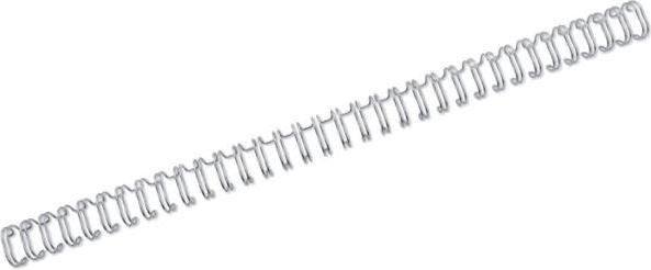 Produktbild GBC Binderücken Draht 11mm, 34 Ringe, silber, 100 Stk.
