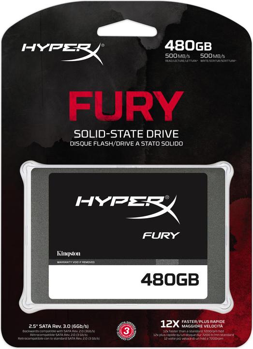 Actual product image HyperX Fury (480 GB, 2.5")