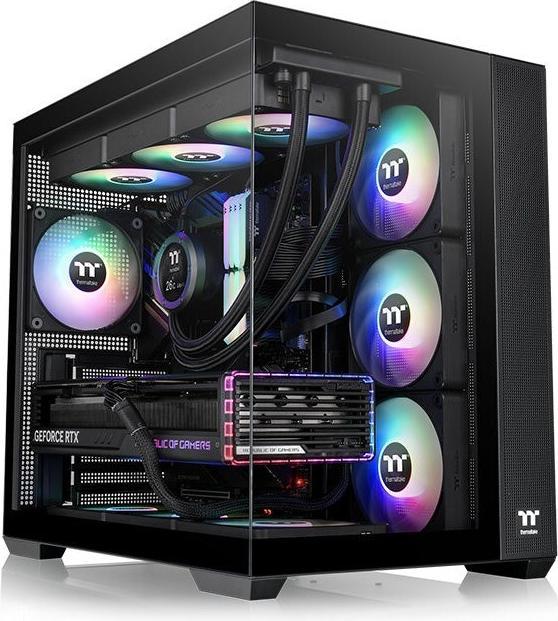 Actual product image Thermaltake View 380 TG ARGB (Mini-ITX, ATX, mATX)