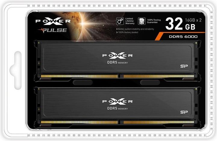 Actual product image Silicon Power XPOWER Pulse Gaming (2 x 16GB, 6000 MHz, DDR5 RAM, U-DIMM)