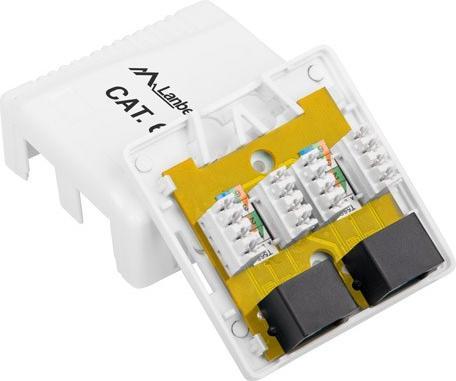 Immagine prodotto Lanberg OU6-0002-W Presa RJ-45 Bianco