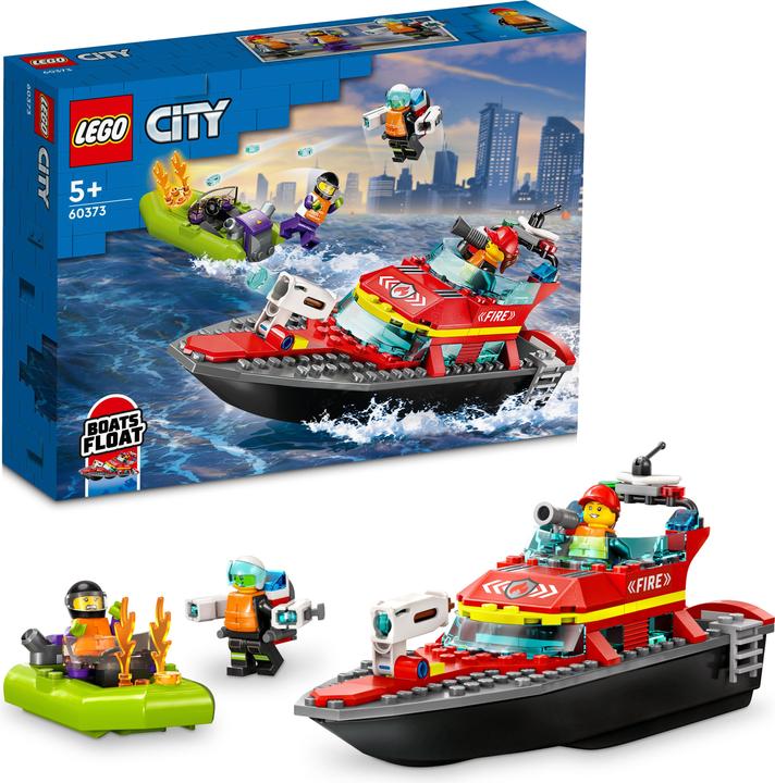 Immagine prodotto LEGO 60373 Barca a fuoco (60373, LEGO City)