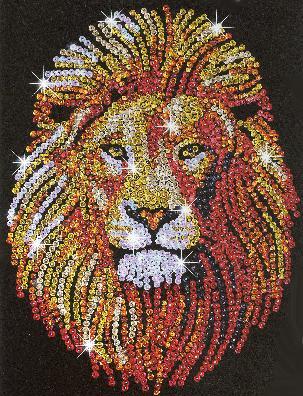 Image du produit KSG Tableau à paillettes Lion