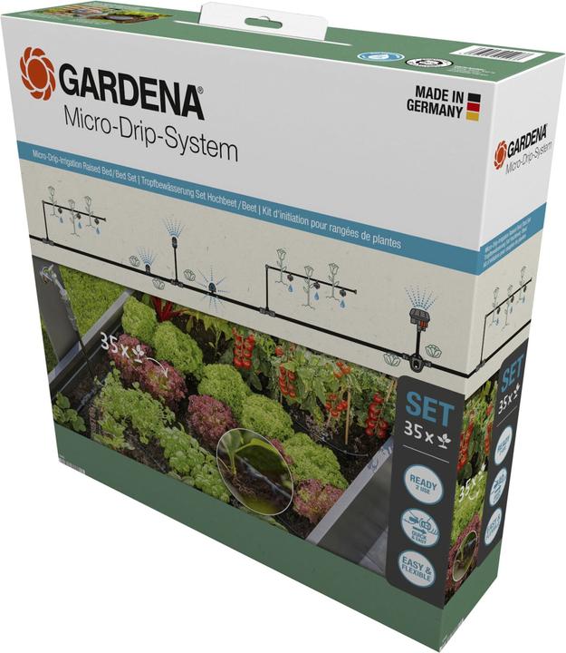 Gardena Micro-Drip-System Set Hochbeet/Beet (Tropfbewässerung Set)