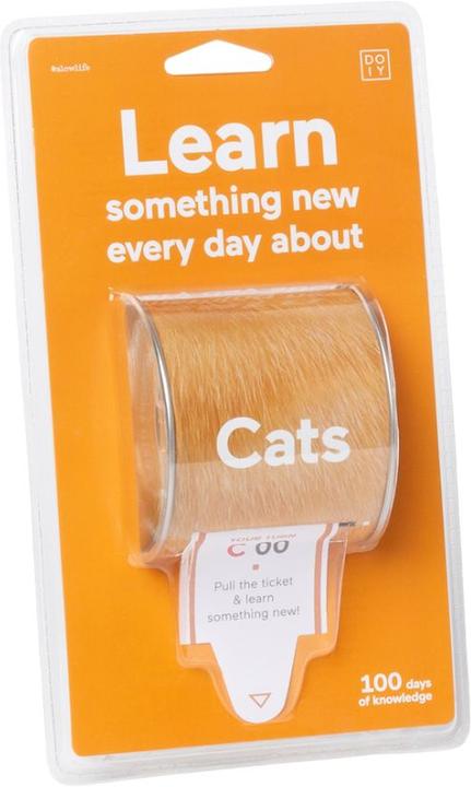 Actual product image Doiy Learn something new every day - Cats Facts (English)