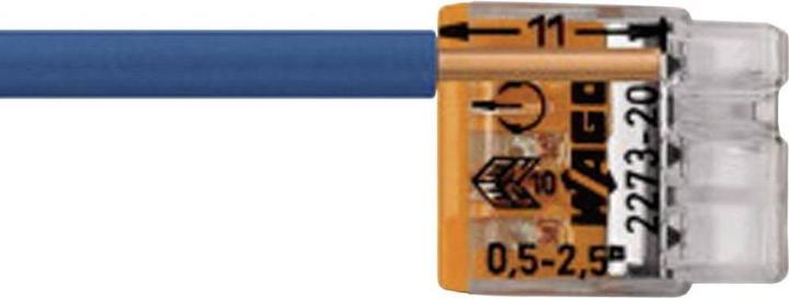 Image du produit Wago 3 Conducteur Compact Pushwire Connector