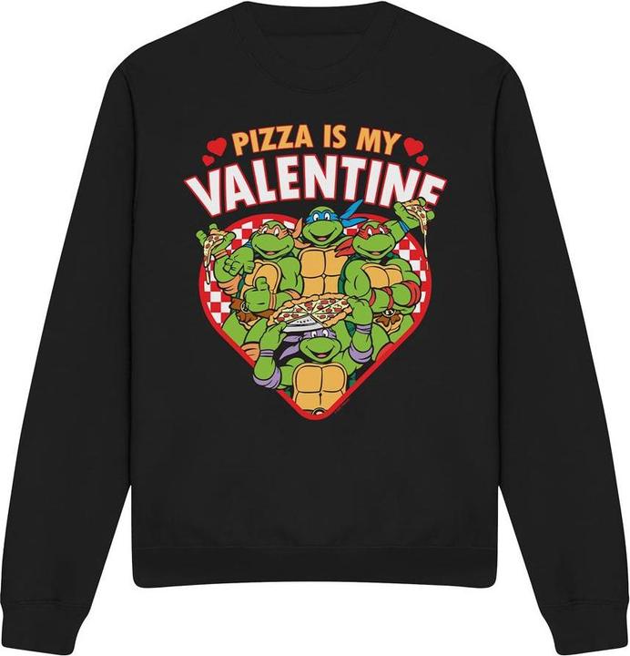 Immagine prodotto Teenage Mutant NT Pizza Is My Valentine Felpa Adulto Unisex (XXL)