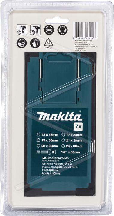 Image du produit Makita Maki Jeu de douilles 7 pcs. B-69733
