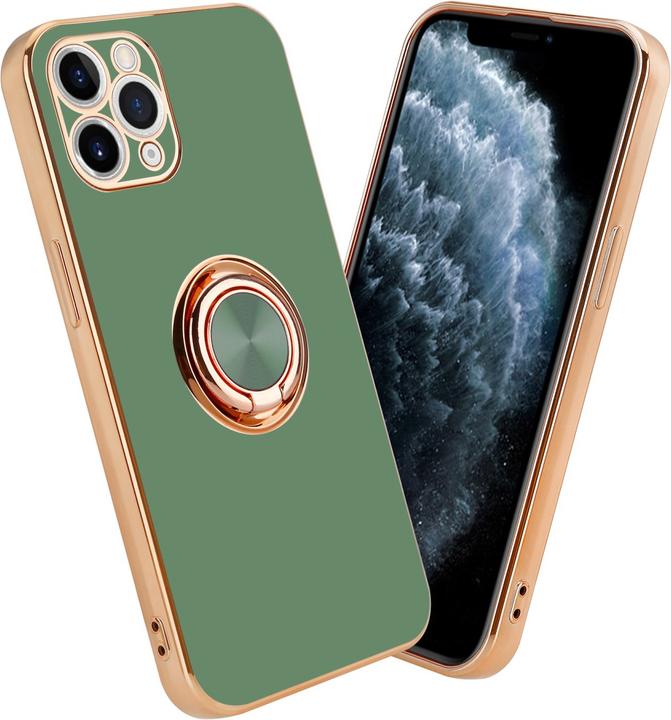 Produktbild Cadorabo Hülle für Apple iPhone 11 PRO MAX im TPU mit Kameraschutz und Ring LM089 Style (Apple iPhone 11 Pro Max)
