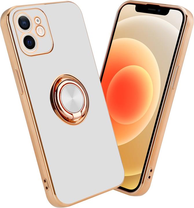 Image du produit Cadorabo Étui pour Apple iPhone 12 en TPU avec protection pour appareil photo et anneau LM089 Style (Apple iPhone 12)