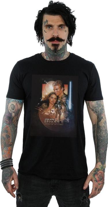 Produktbild Star Wars Episode II Movie Poster TShirt (XL)