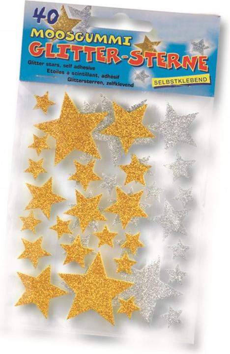 Actual product image Folia Glitter Stars