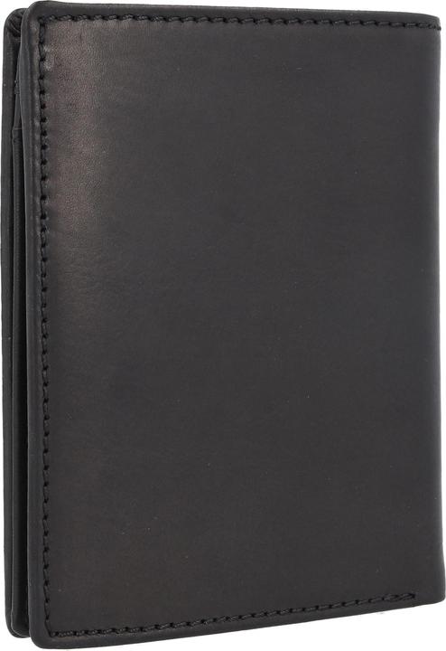 Actual product image Greenburry Pure Black wallet RFID protection leather 10.5 cm