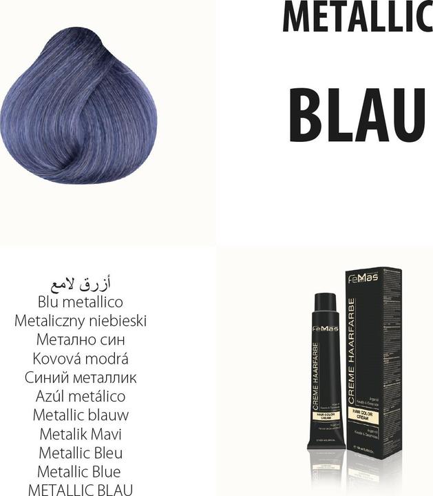 Immagine prodotto FemMas 7.22) Colore per capelli biondo medio Vıolett Intensıv 100ml
