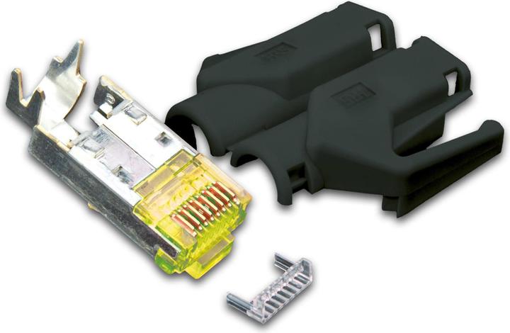 Produktbild Wirewin Stecker RJ45 Hirose TM31 50 Stück, Schwarz (Netzwerkkabel Stecker)