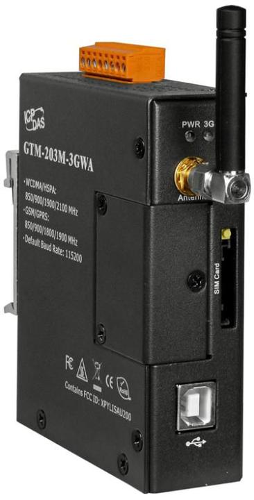 Actual product image Moxa Industrial Quadband 3G WCDMA M