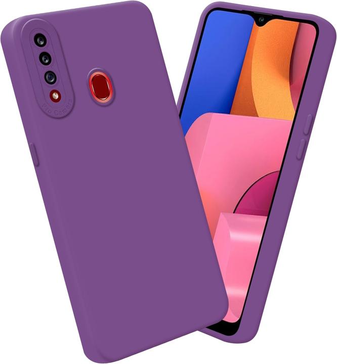 Productafbeelding Cadorabo Hoesje voor Samsung Galaxy A20s in TPU Fluid LM162 Style (Samsung Galaxy A20)