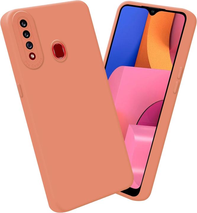 Productafbeelding Cadorabo Hoesje voor Samsung Galaxy A20s in TPU Fluid LM162 Style (Samsung Galaxy A20)