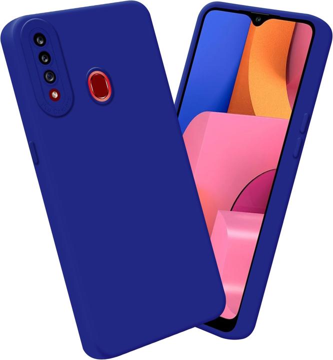 Productafbeelding Cadorabo Hoesje voor Samsung Galaxy A20s in TPU Fluid LM162 Style (Samsung Galaxy A20)