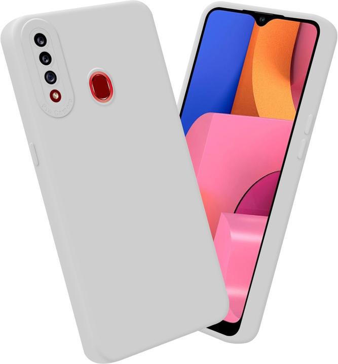Productafbeelding Cadorabo Hoesje voor Samsung Galaxy A20s in TPU Fluid LM162 Style (Samsung Galaxy A20)