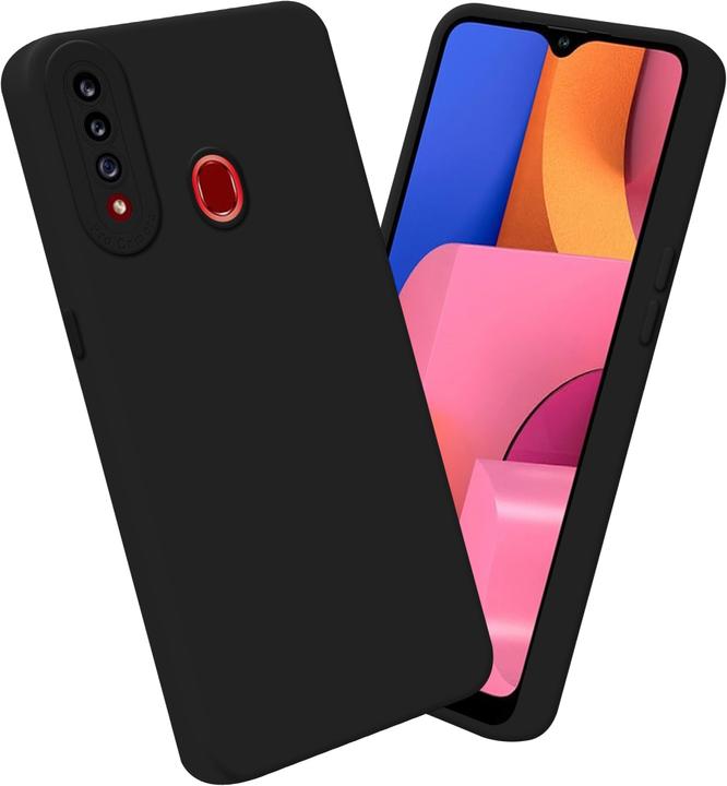 Productafbeelding Cadorabo Hoesje voor Samsung Galaxy A20s in TPU Fluid LM162 Style (Samsung Galaxy A20)