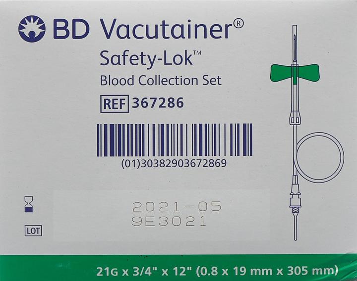 Produktbild Vacutainer Blutentnah Set grün lang