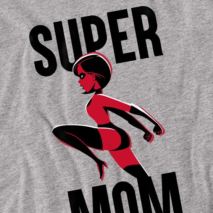 Actual product image Unisex Adult Super Mom T-Shirt (M)