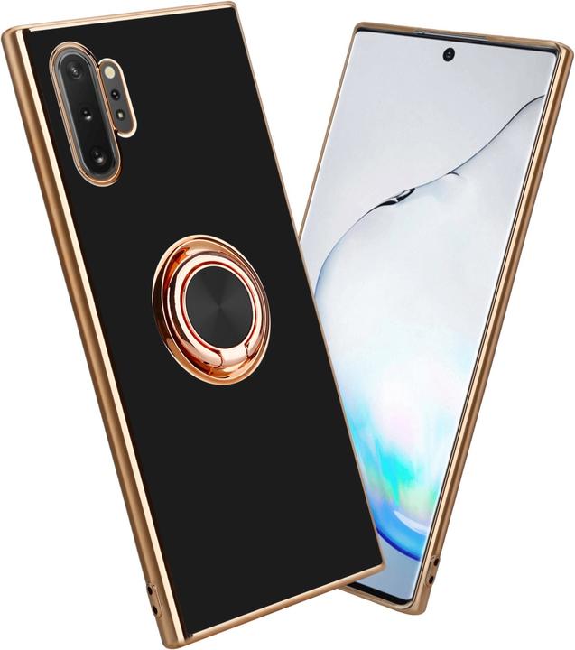 Actual product image Cadorabo Case for Samsung Galaxy NOTE 10 PLUS in TPU with camera protection and ring LM089 Style (Samsung Galaxy Note 10 Plus)