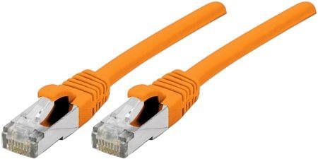 Actual product image Exertis Connect Patch cable S/FTP (PiIMF), Cat 6A (EIA/TIA), orange, 5.0 m Patch cable with particularly narrow kink (S/FTP, CAT6, 5 m)