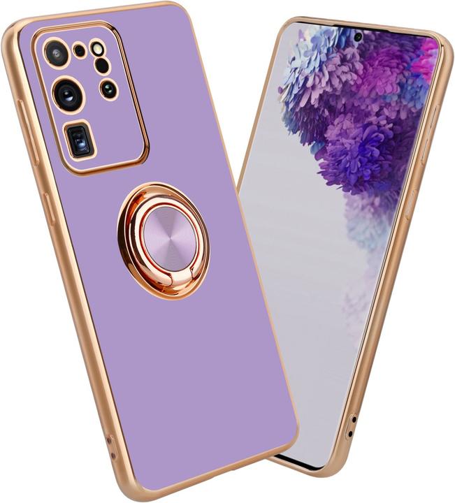 Produktbild Cadorabo Hülle für Samsung Galaxy S20 ULTRA im TPU mit Kameraschutz und Ring LM089 Style (Samsung Galaxy S20 Ultra)