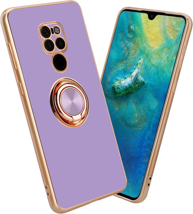 Actual product image Cadorabo Case for Huawei MATE 20 in TPU with camera protection and ring LM089 Style (Mate 20)